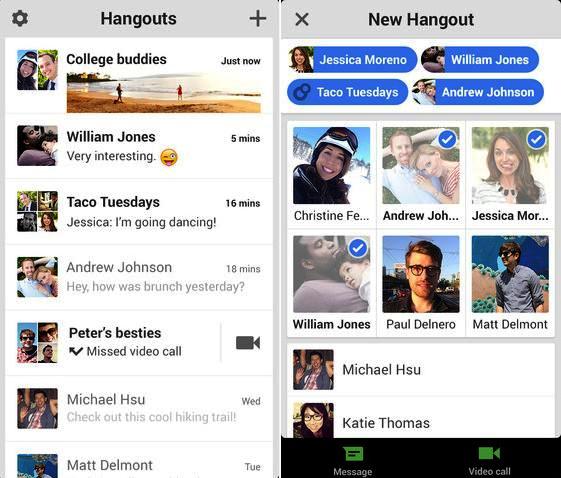 Videollamadas con Google Hangouts gratis para iPhone, iPad y iPod