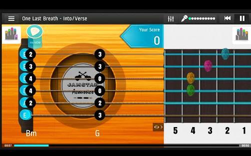 Aprenda a tocar guitarra gratis, aplicativo para Android, iPhone, iPad, iPod