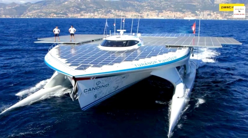 El barco solar más grande del mundo establece récord mundial al cruzar el Atlántico