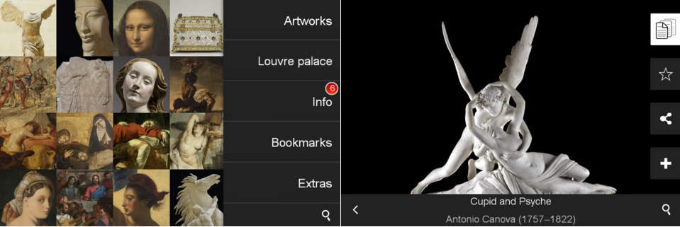 Recorra el Museo de Louvre gratis para iPad, iPhone, iPod
