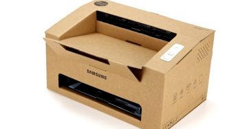 Samsung presenta una impresora de cartón, 100% reciclable