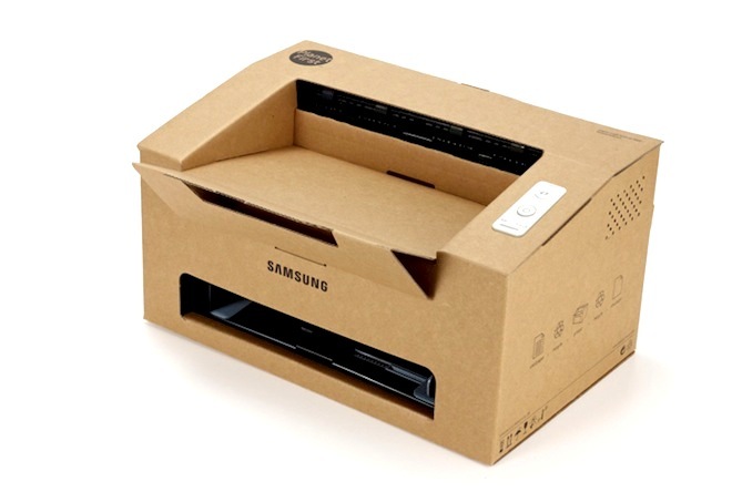 Samsung presenta una impresora de cartón, 100% reciclable