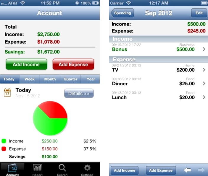 Maneje sus finanzas personales gratis para iPhone, iPad, iPod