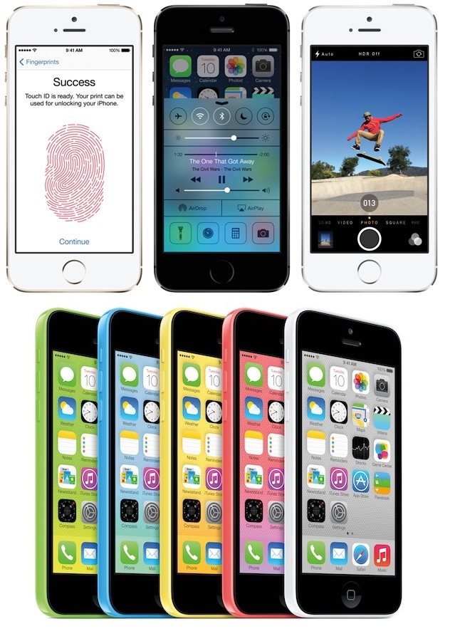 Apple presenta sus nuevos teléfonos iPhone 5s y 5c