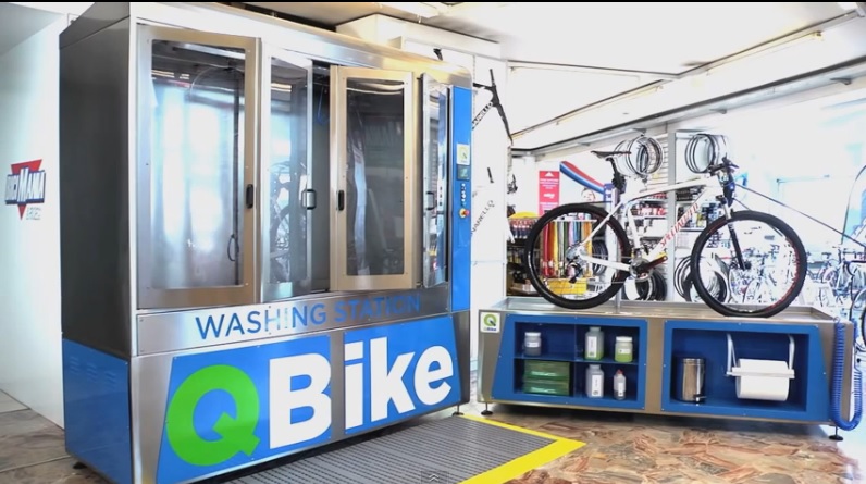 Diseñan lavadora automática para bicicletas