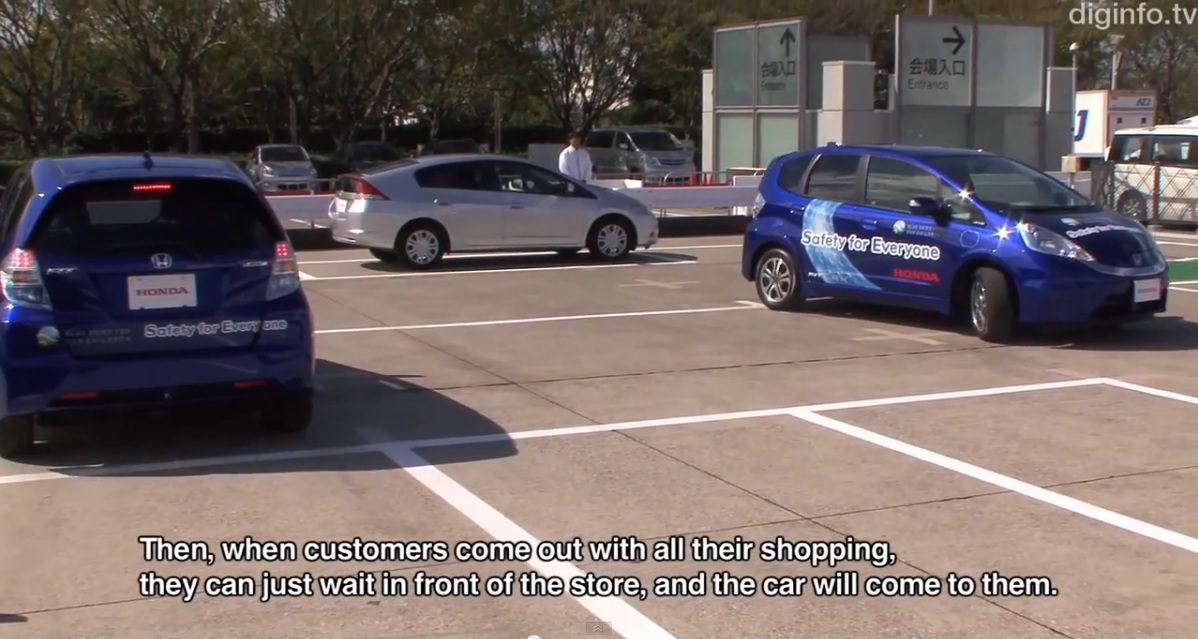 Honda desarrolla sistema de valet parking sin necesidad de conductor