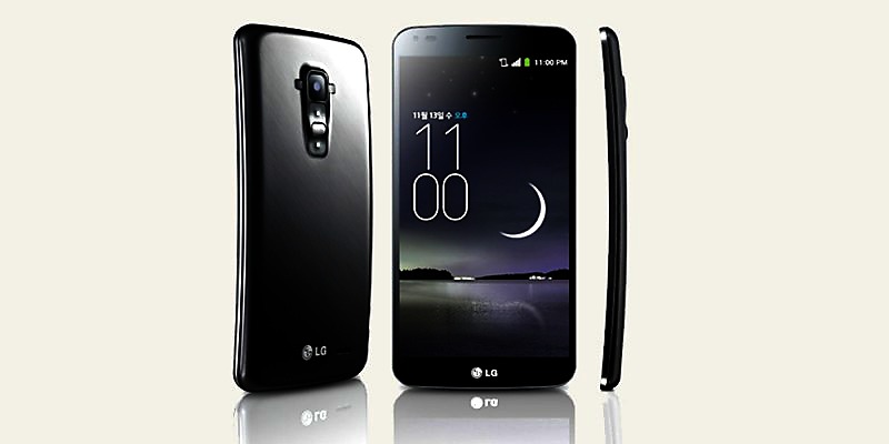 LG presenta su teléfono curvo G Flex
