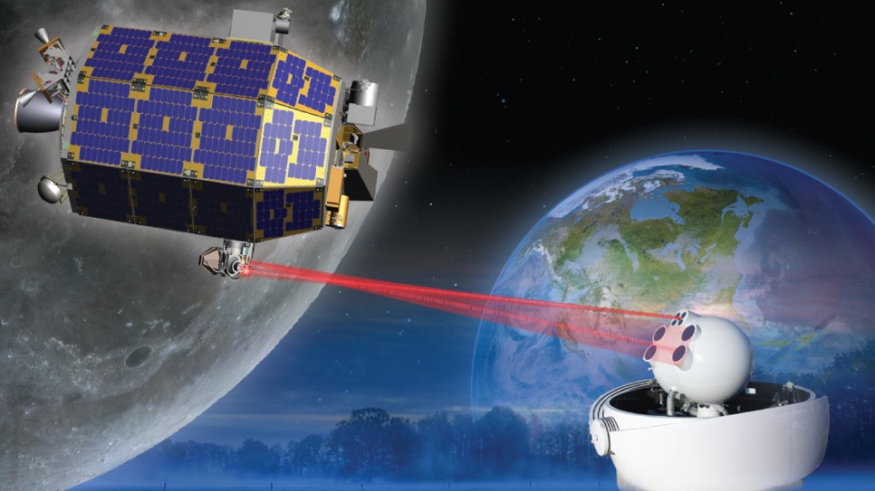La NASA logra transmitir datos de la Luna a la Tierra a 622 mbps