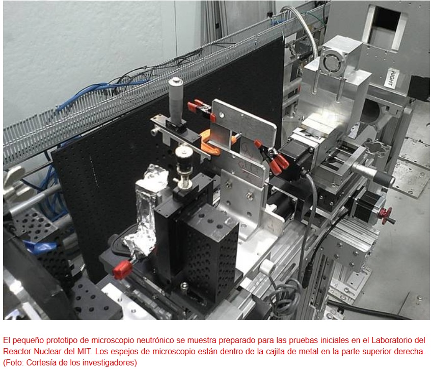 Crean microscopio revolucionario que utiliza neutrones, en vez de luz o electrones