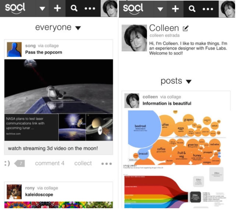 Socl, la red social de Microsoft, gratis para iPad, iPhone, iPod, Android, Windows Phone