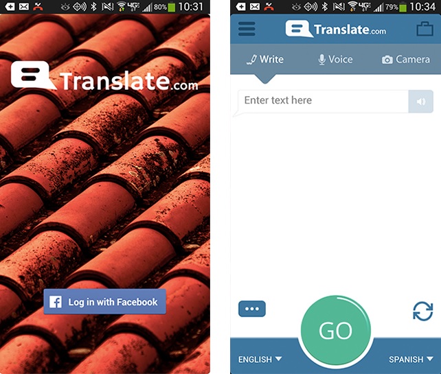 Traducciones de palabras, voz o fotos, gratis para iPhone, iPad, iPod, Android