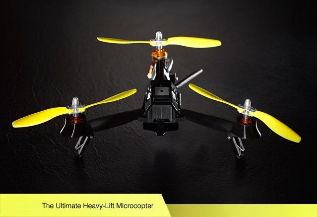 Multicóptero de bolsillo plegable con cámara de alta definición