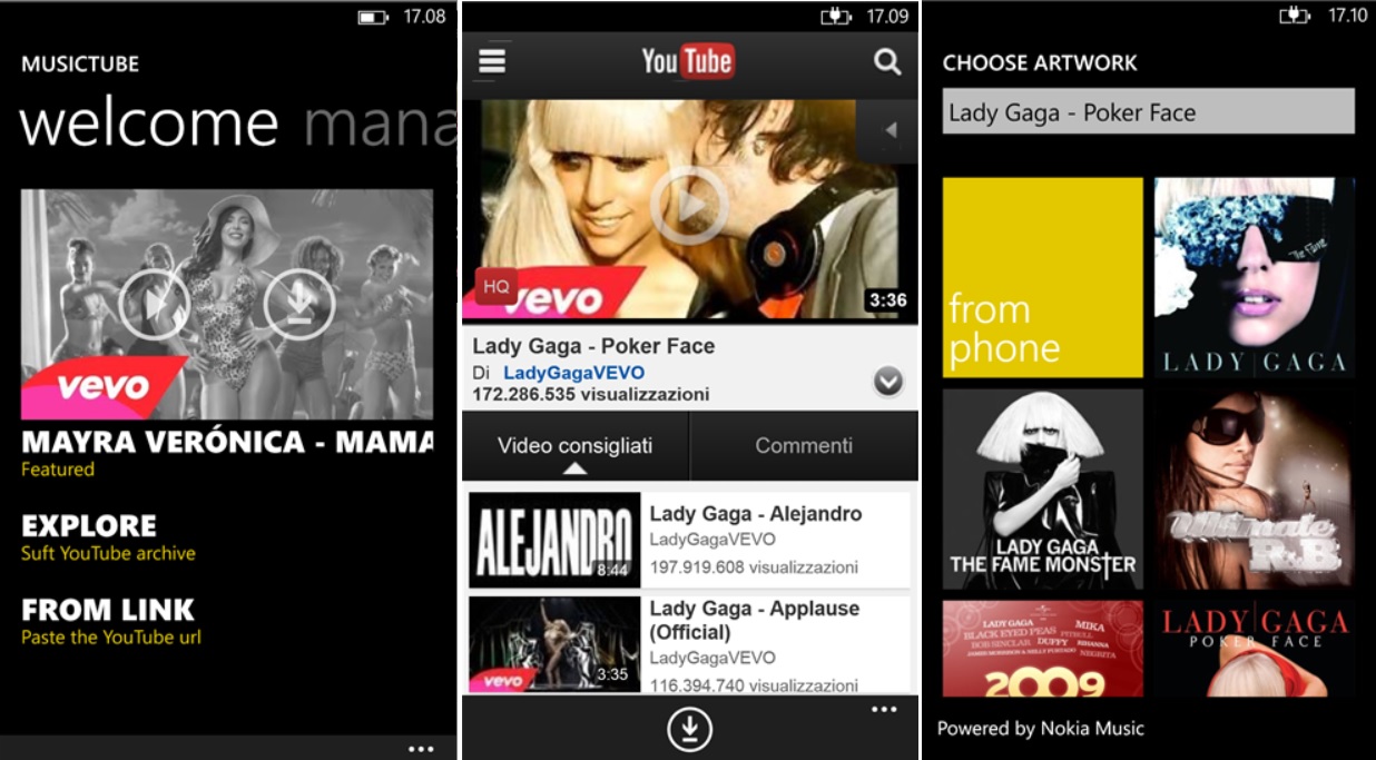 Descargue sus canciones favoritas de YouTube, gratis para Windows Phone