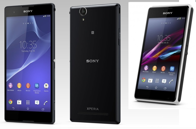 Sony presenta sus nuevos smartphones E1 y T2 Ultra
