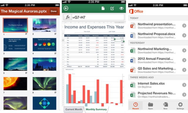 Microsoft Office Mobile gratis para iPhone y Android