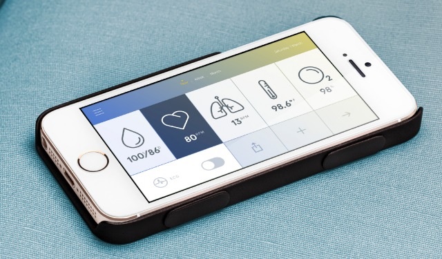Estuche para iPhone que mide los signos vitales de su dueño
