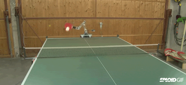 Robot jugador de ping-pong, útil para entrenar horas y horas!