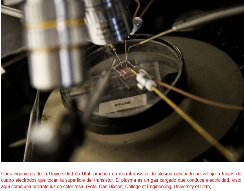Fabrican transistores de plasma capaces de trabajar en reactores nucleares