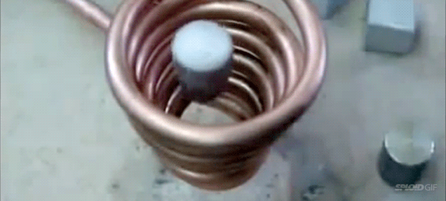 Vean cómo hacer levitar y fundir aluminio simultáneamente