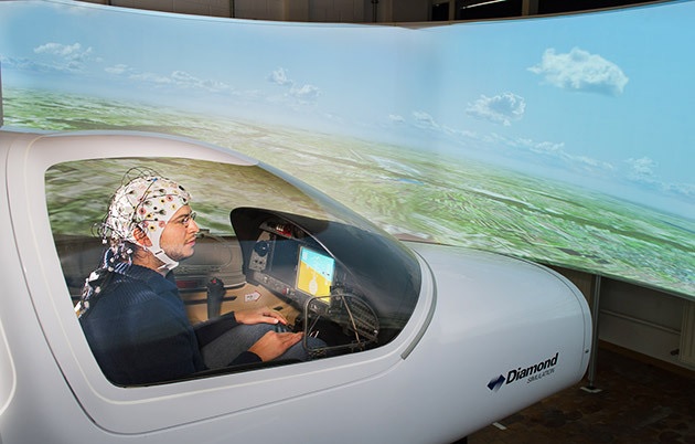 Ahora es posible pilotear aviones con la mente