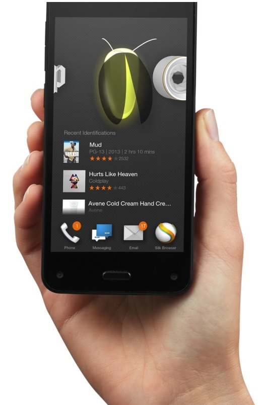 Amazon lanza su teléfono Fire Phone con pantalla que permite ver 3D