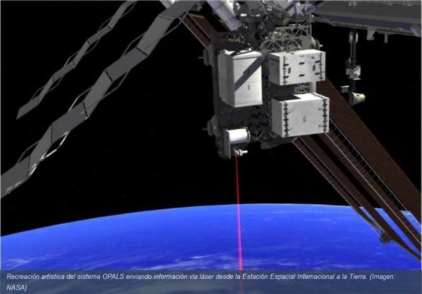 Envían video de alta definición desde la Estación Espacial vía láser