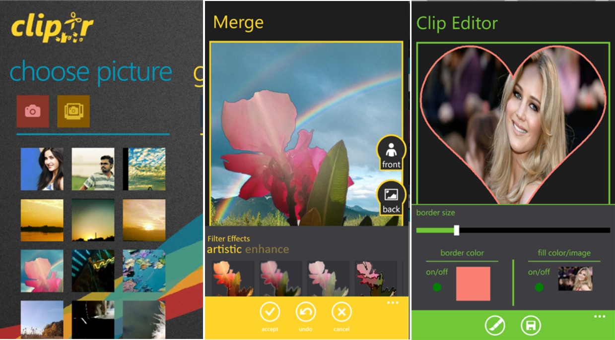 Combine sus fotos preferidas con el fondo de pantalla, gratis para Windows Phone
