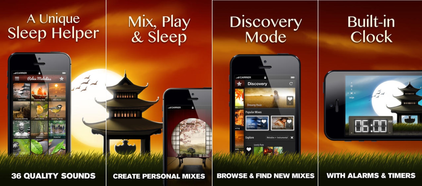 Sonidos orientales de relajación, gratis para iPhone, iPad, iPod, Android