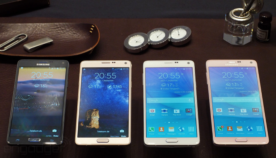 Galaxy Note 4 de Samsung con pantalla Quad HD