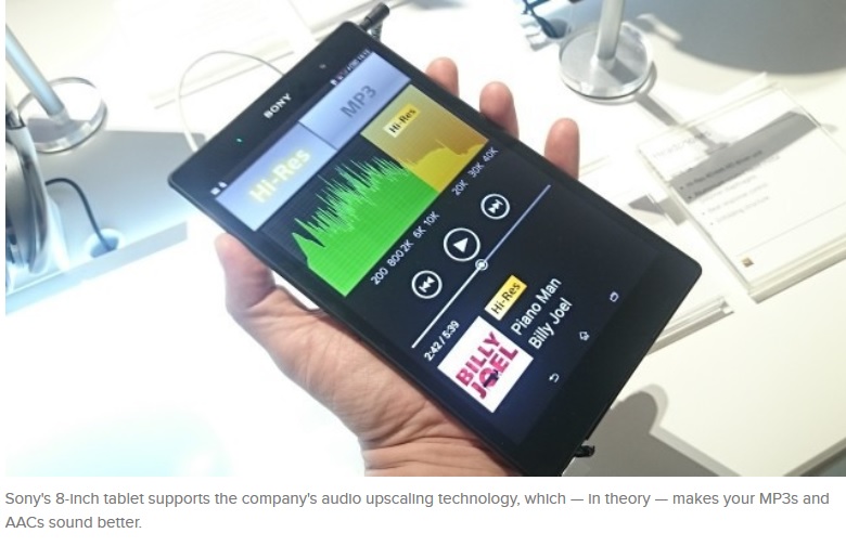 Sony lanza su tablet Z3 Compact para competir con el iPad mini