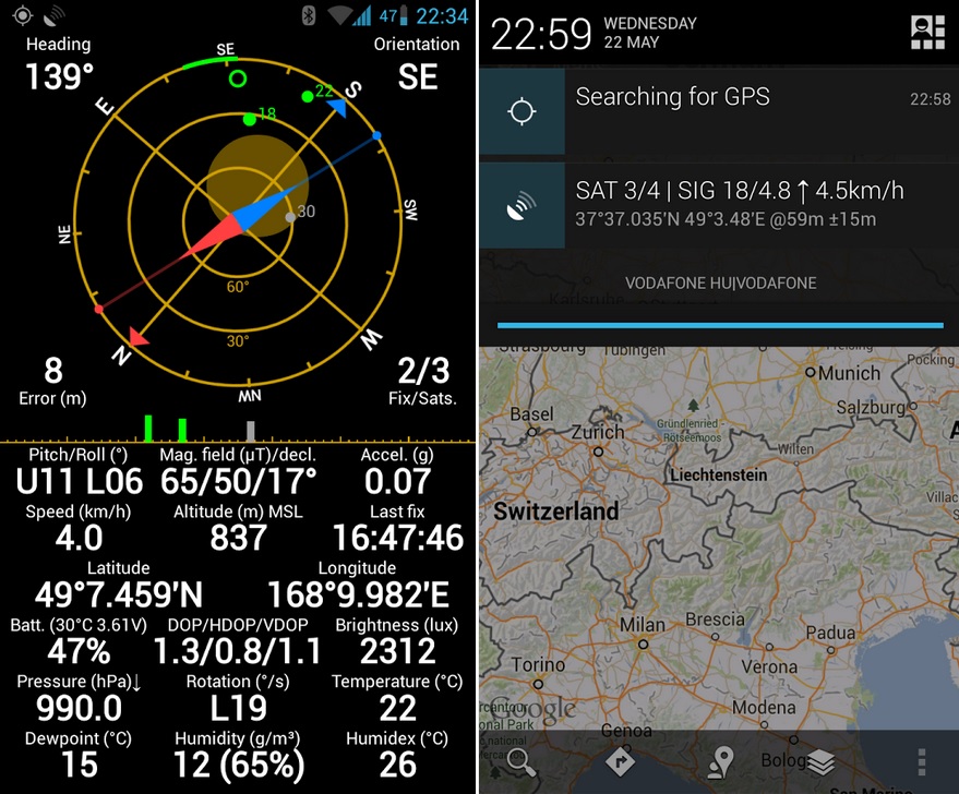 Herramienta de control del GPS de su equipo, gratis para Android