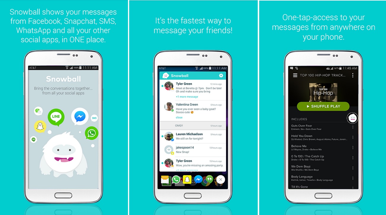 Maneje todos los mensajes de sus aplicaciones sociales, gratis para Android