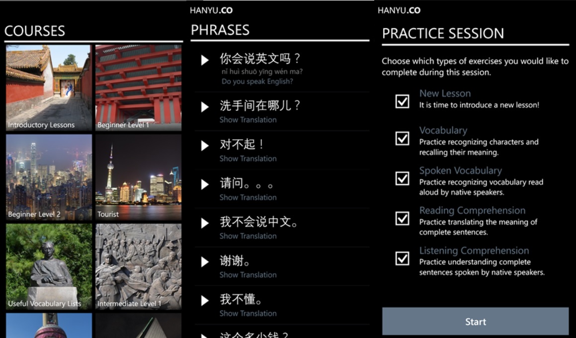 Si ya sabe inglés, por qué no aprender chino mandarín, gratis para Windows Phone
