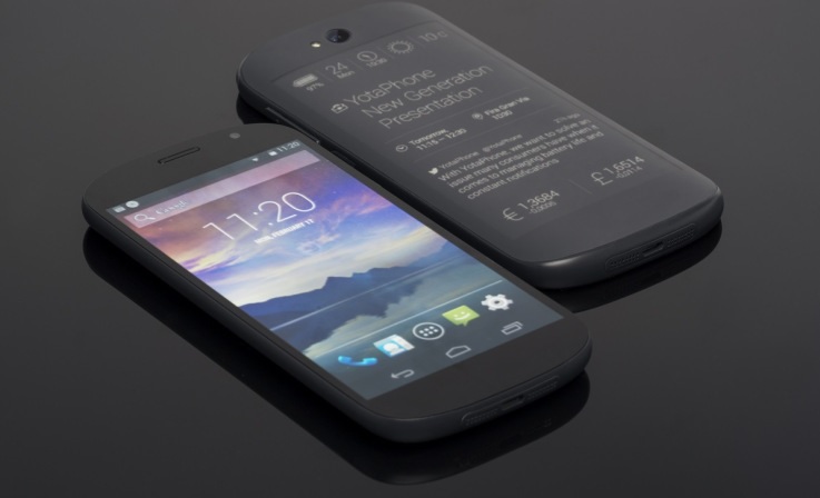 YotaPhone 2, teléfono con pantalla trasera de tinta electrónica