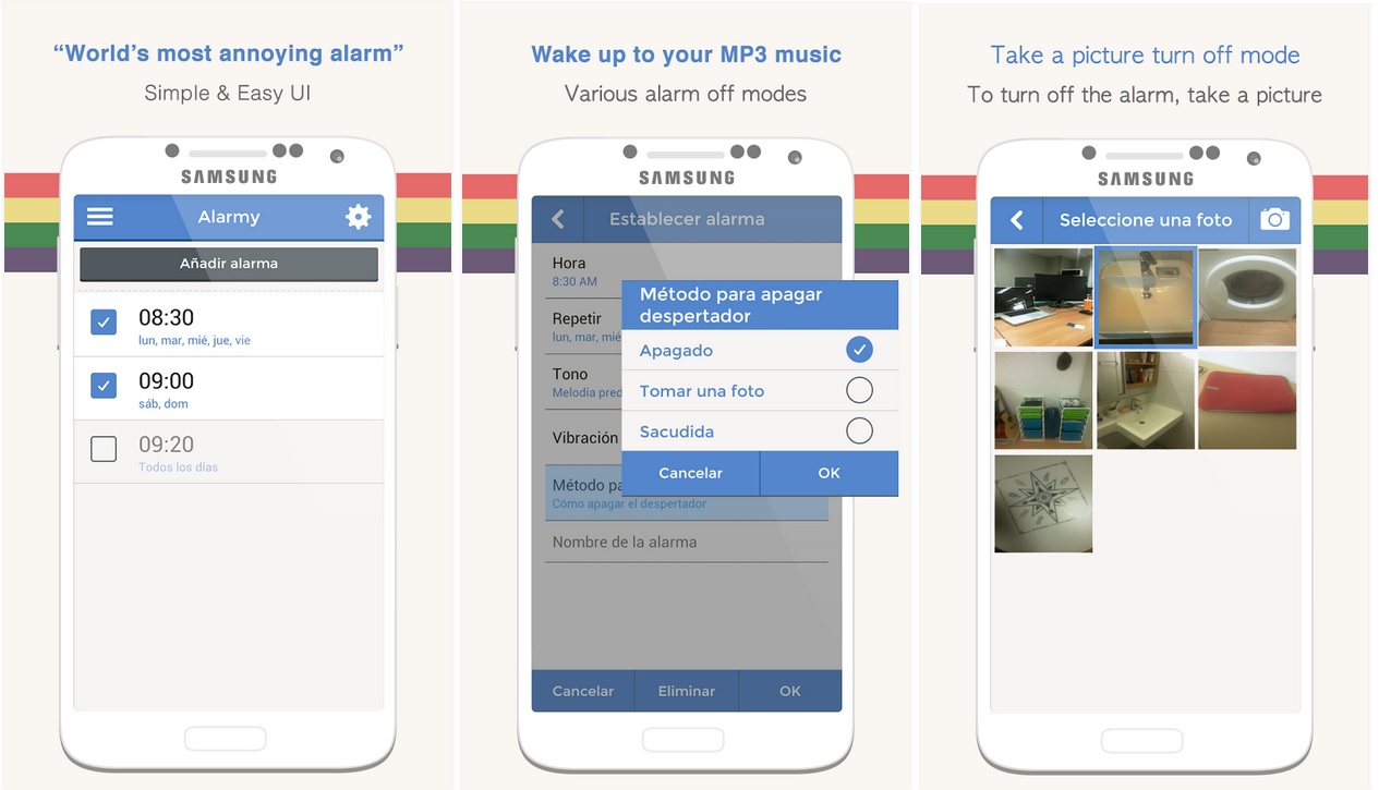 Alarmy el despertador más molesto del mundo, gratis para Android