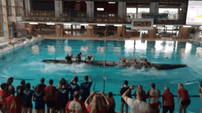 En Polonia inventan nuevo deporte acuático