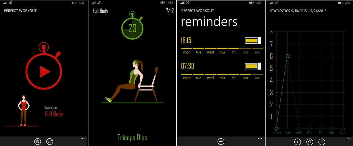 Entrenador personal con más de 100 ejercicios diferentes, gratis para Windows Mobile
