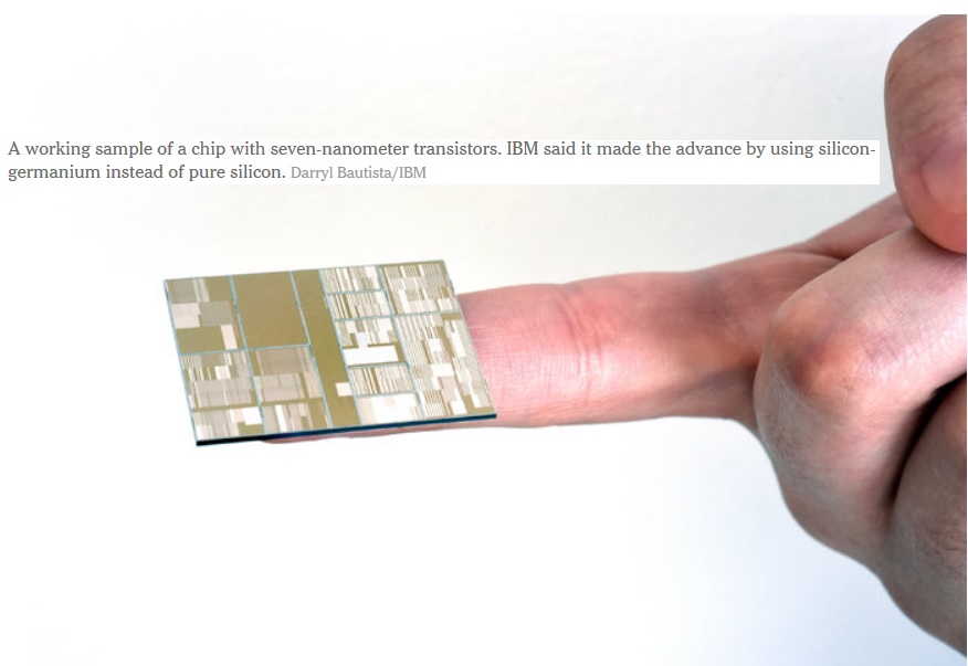 IBM logra un hito al producir el primer chip de 7nm