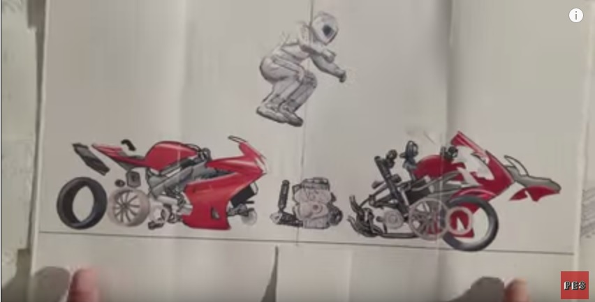 Evolución de las motocicletas y autos de Honda en video