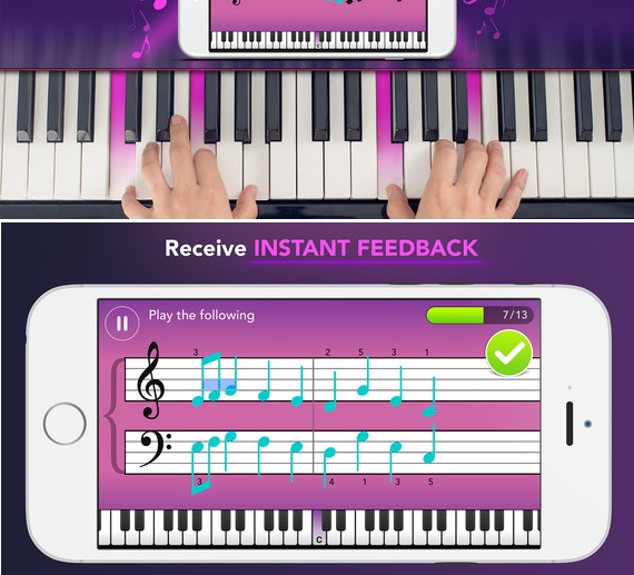Aprenda a tocar piano fácilmente, gratis para iPhone, iPad, iPod