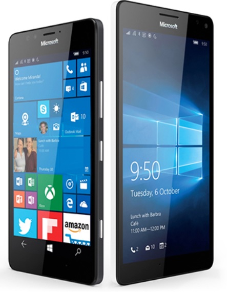 Microsoft presenta sus smartphones Lumia 950 y 950XL