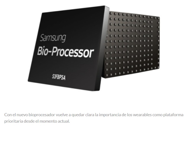 Samsung presenta su primer bioprocesador con 5 sensoresSamsung presenta su primer bioprocesador con 5 sensores