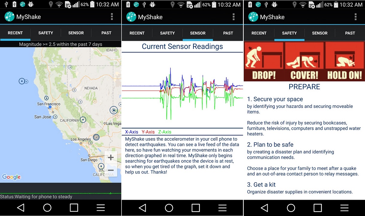 Convierta su teléfono en una estación sísmica portátil, gratis para Android