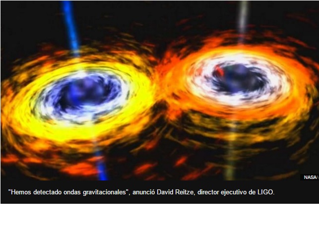 Detectan por primera vez las ondas gravitacionales predichas por Einstein