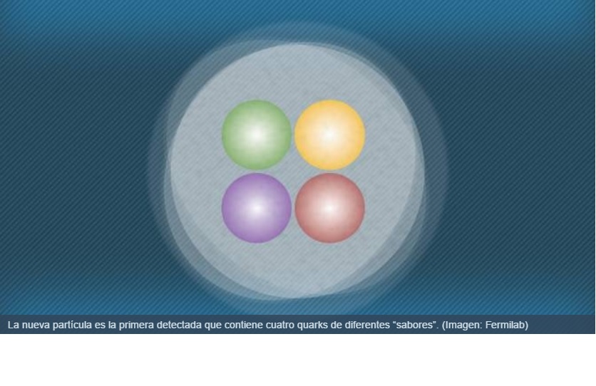 Detectan nueva partícula subatómica con 4 quarks