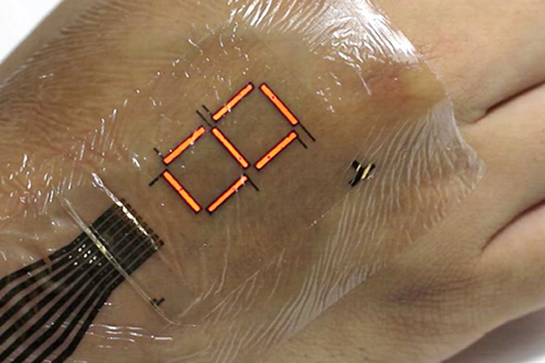Se acerca un futuro con pantallas integradas en la piel