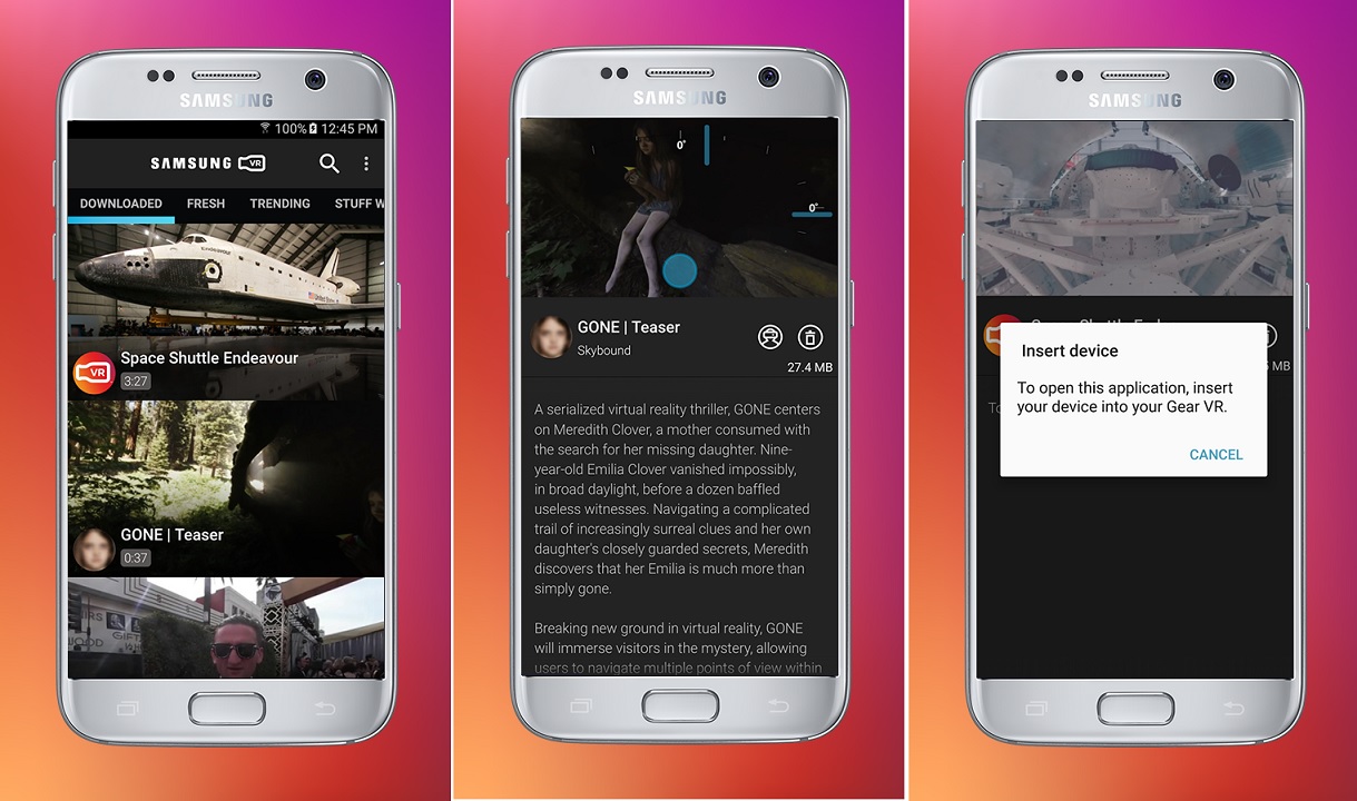 Aplicativo gratuito de Samsung le permite experimentar la realidad virtual sin necesidad de auriculares