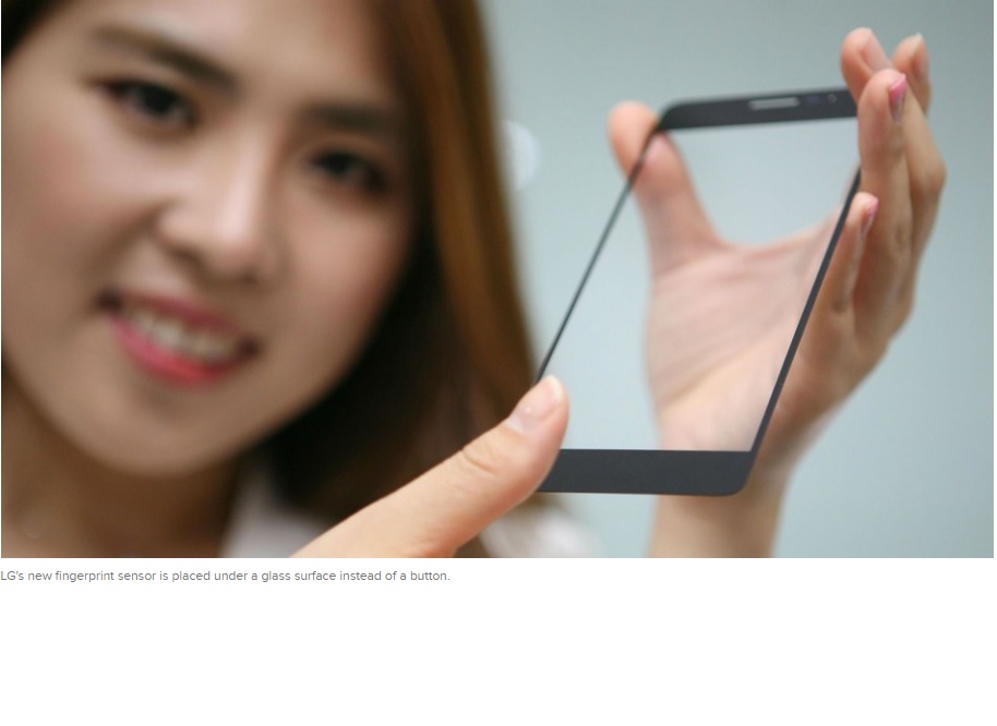 Nuevo sensor de huellas digitales de LG no necesita de un botón