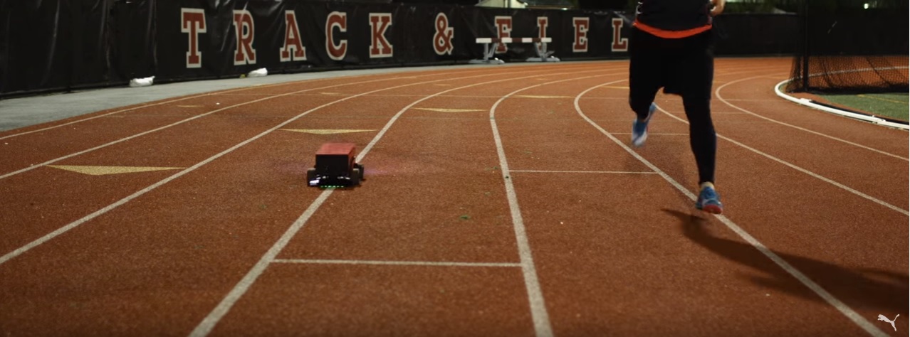 Puma ha fabricado un robot que puede mantener el paso de Usain Bolt