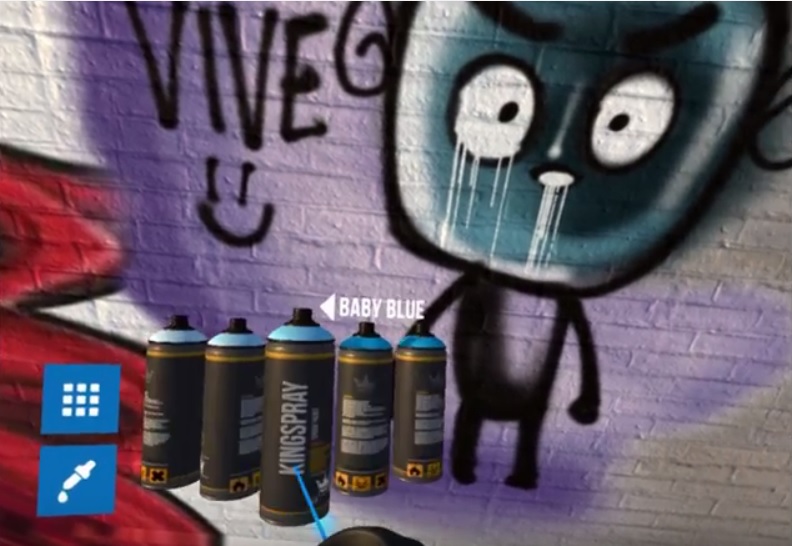 Ahora puede crear graffitis en realidad virtual